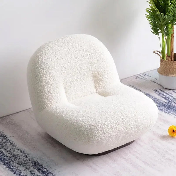 Cloud Lazy Sofa – Soft Lamb Fleece Lounge Chair for Cozy Living