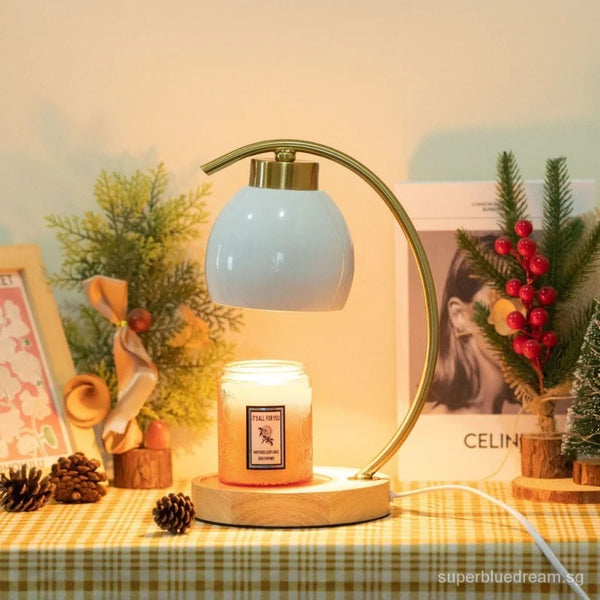 Eggshell Wax Melt Lamp – Smokeless Scented Candle Warmer