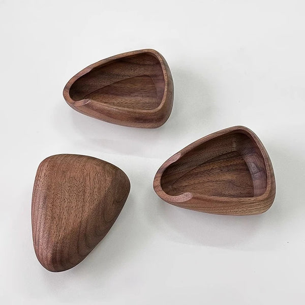 Ceramic & Wood Coffee Bean Tray – Espresso Measuring Dish