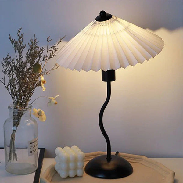 Nordic LED Table Lamp – Retro Bedside & Desktop Night Light