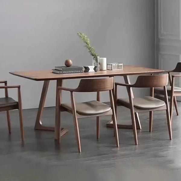 Modern Wooden Dining Table Set – 4 or 6 Seater with Chairs