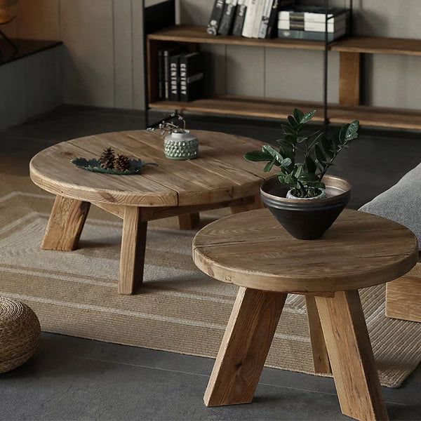 Modern Country Wood Coffee Table – Rustic Living Room Accent
