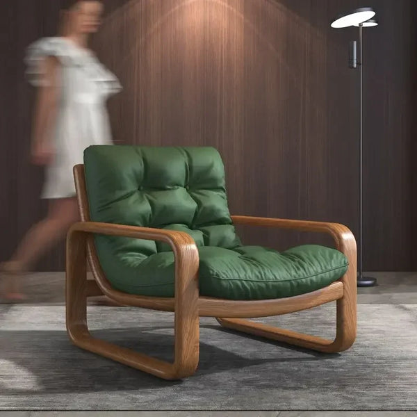 Modern Lazy Sofa Chair – Minimalist Recliner for Living Room & Bedroom