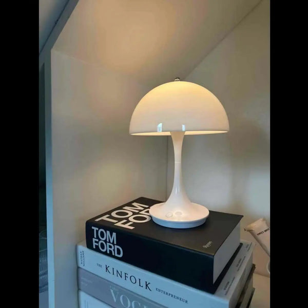 Rechargeable Mushroom Table Lamp – Touch Control Night Light