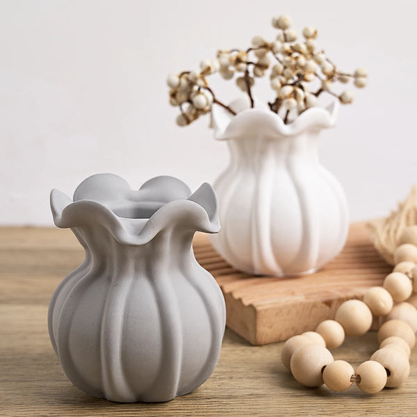 Lace Flower Candle Holder Mold – Silicone DIY Vase & Resin Mold
