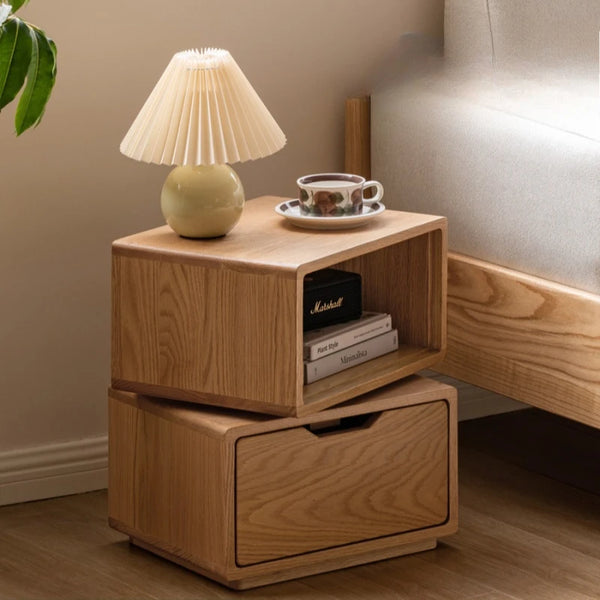 Walnut Fishing Floor Lamp – Modern Minimalist LED Light